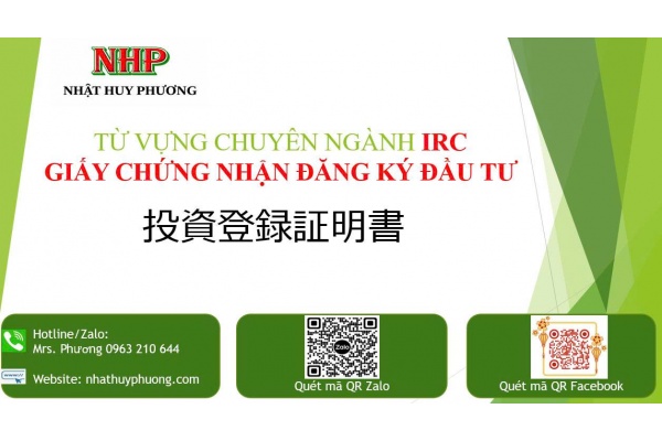 BIÊN DỊCH HỒ SƠ PHÁP LÝ DOANH NGHIỆP SONG NGỮ VIỆT - NHẬT (ONLINE QUA ZOOM)